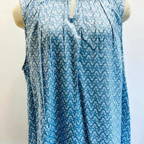 NWT CROFT&BARROW Women Sleeveless Pullover Keyhole Neckline Floral Shirt Sz PXXL - Picture 5 of 13